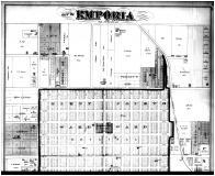 Emporia City - Above, Lyon County 1878